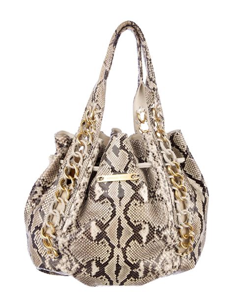 michael kors snakeskin handbag.